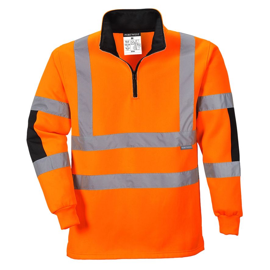 Xenon Hi-Vis Rugby Shirt, 4XL, R, Orange