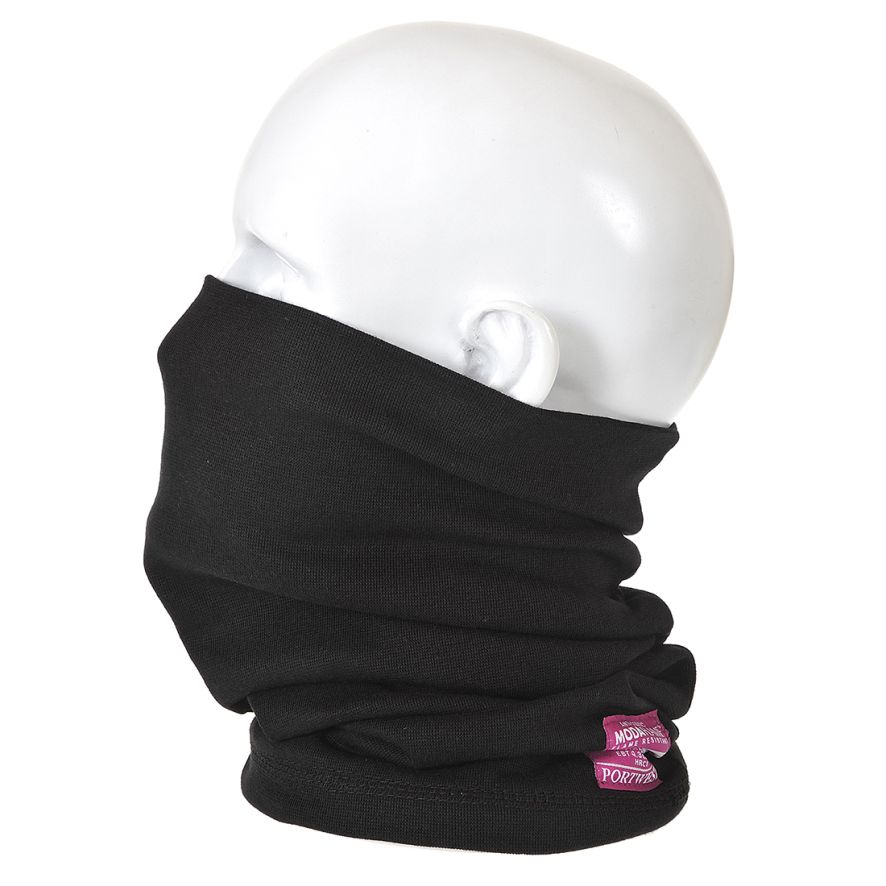 Flame Resistant Anti-Static Neck Tube, , R, Black