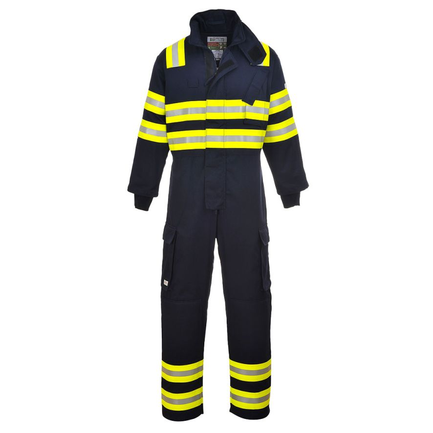 Wildland Fire Coverall, L, R, Navy