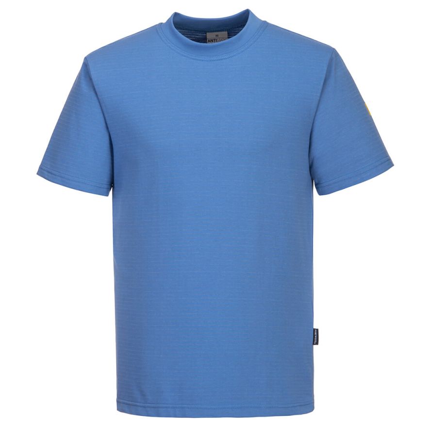 Anti-Static ESD T-Shirt, L, R, Hamilton Blue