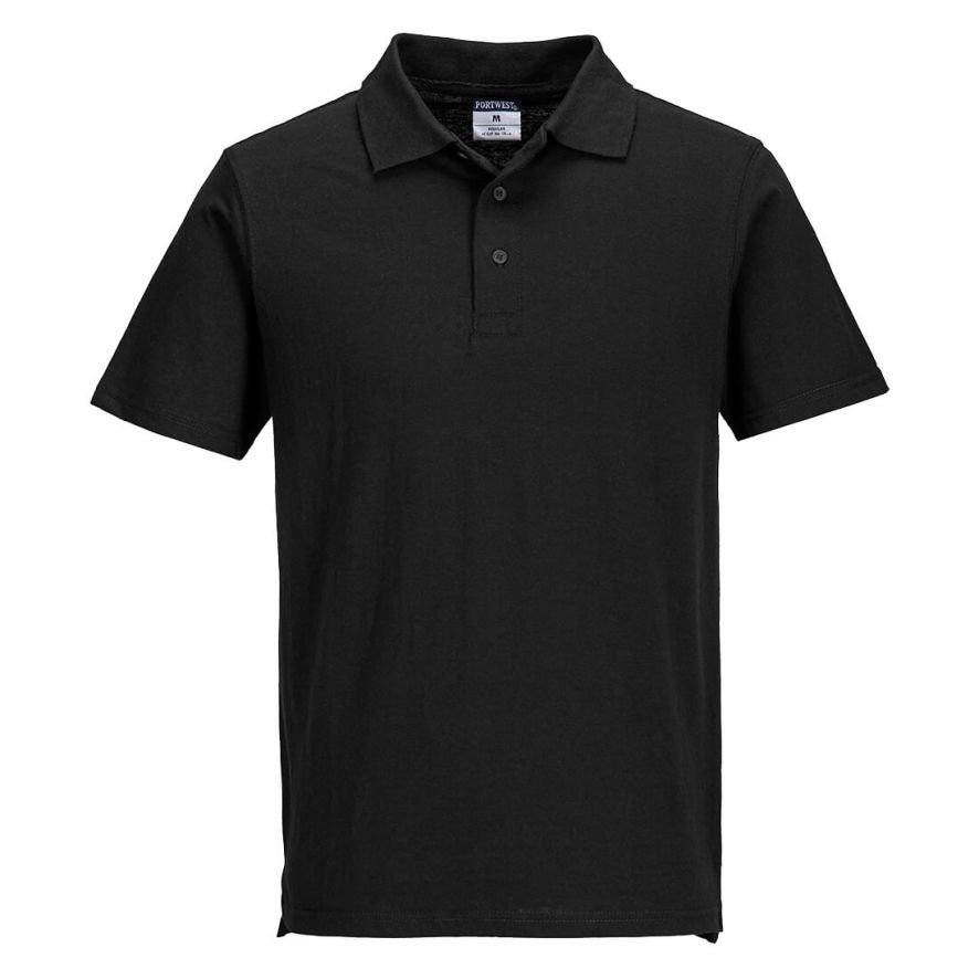 Lightweight Jersey Polo Shirt (48 in a box), 4XL, R, Black