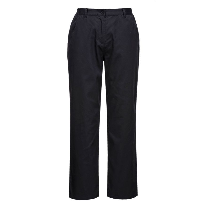Rachel Women's Chefs Trousers, L, R, Black