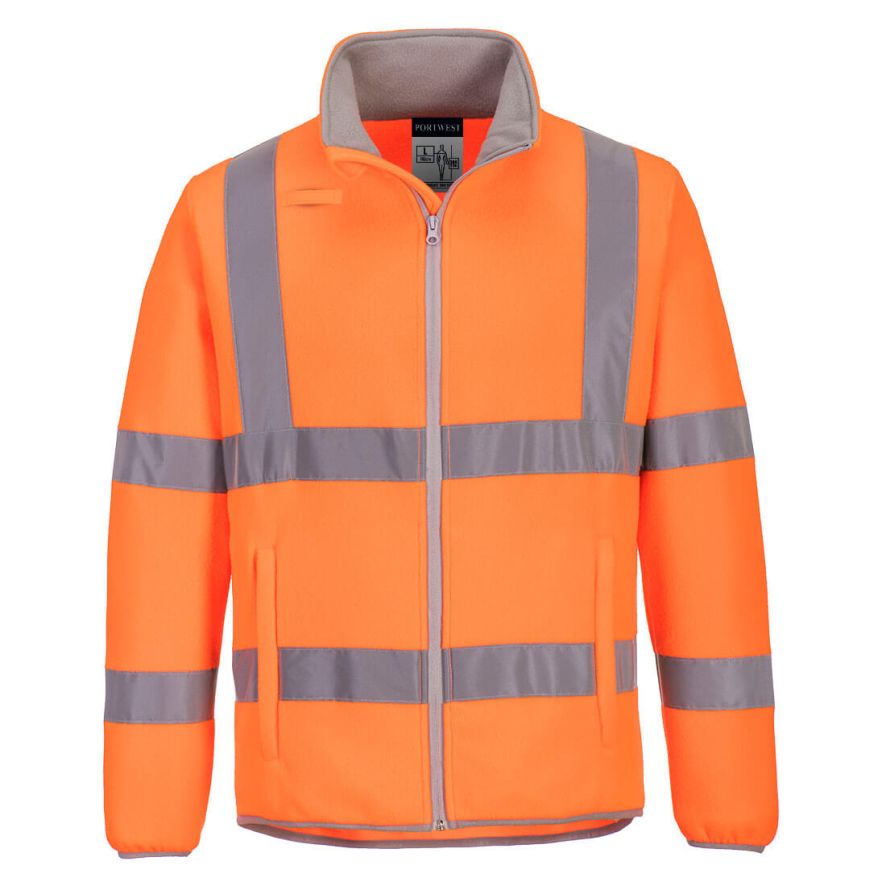Eco Hi-Vis Fleece, 4XL, R, Orange
