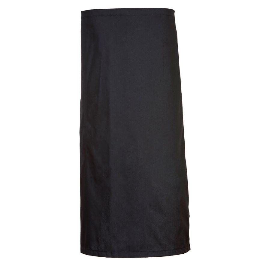 Waist Apron with Pocket, , R, Black