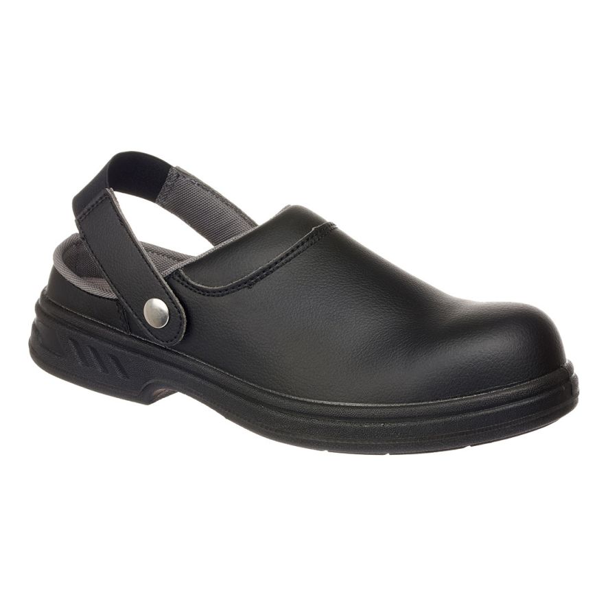 Steelite Safety Clog SB , 34, R, Black