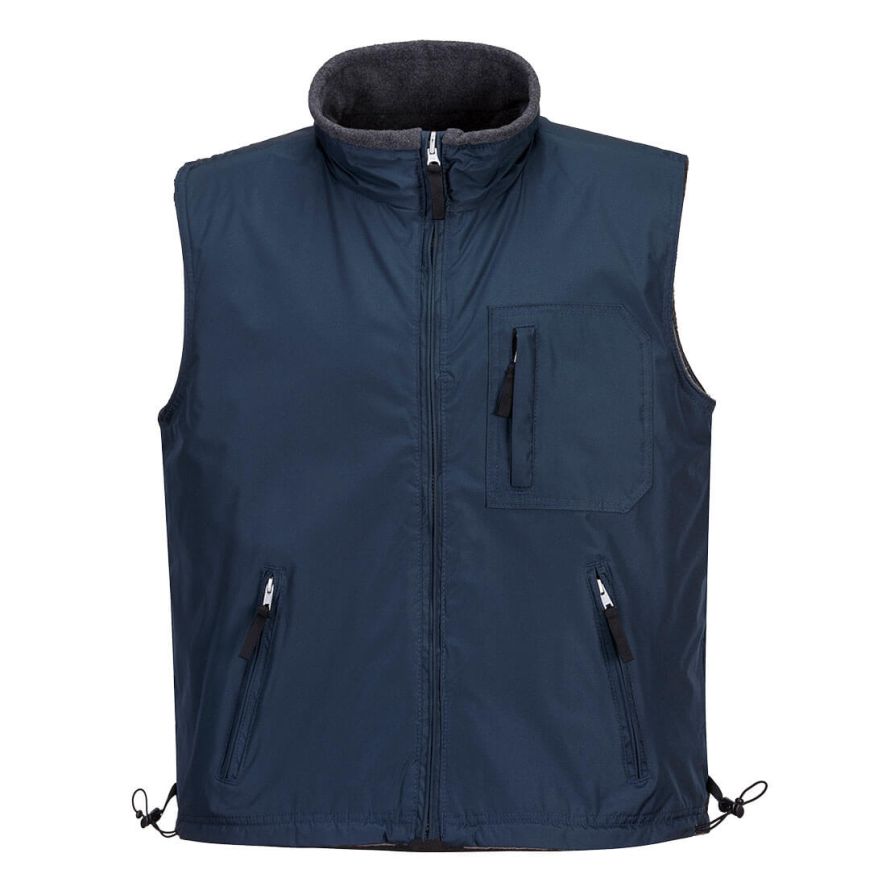 RS Reversible Bodywarmer, 4XL, R, Navy
