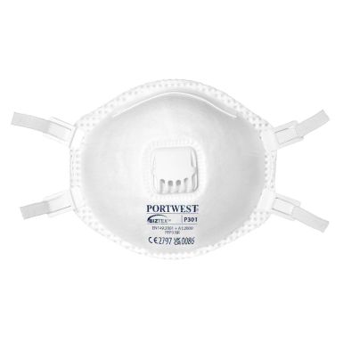 FFP3 Valved Respirator (Pk10), , R, White