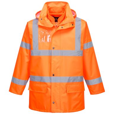 Hi-Vis 5-in-1 Essential Jacket , L, R, Orange