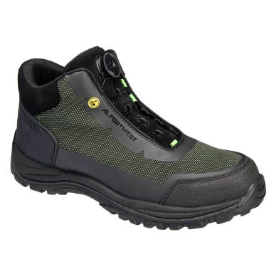 Girder Composite Mid Boot S3S ESD SR FO, 37, N, Black/Green