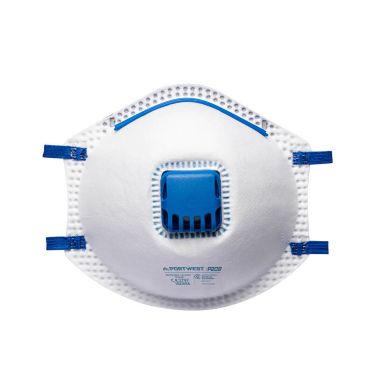FFP2 Valved Respirator - Blister Pack(Pk3), , R, White