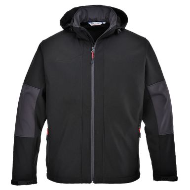 Softshell with Hood (3L), L, R, Black