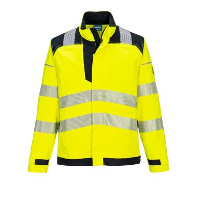 PW3 FR Hi-Vis Work Jacket, L, R, Yellow/Black