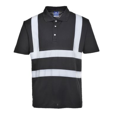 Iona Poloshirt, L, R, Black