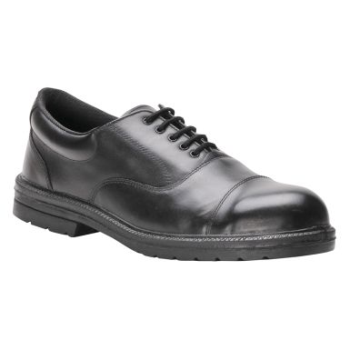 Steelite Executive Oxford Shoe S1P, 39, R, Black
