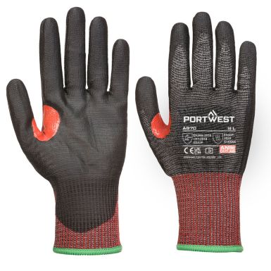 CS Cut F13 PU Glove, L, R, Black