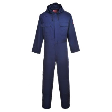 Bizweld Hooded Coverall, L, R, Navy