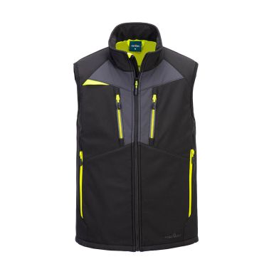 DX4 Softshell Gilet (3L), L, R, Black