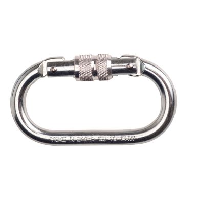 Screwgate Carabiner, , R, Silver