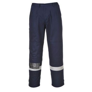 Bizflame Work Trousers, 4XL, R, Navy