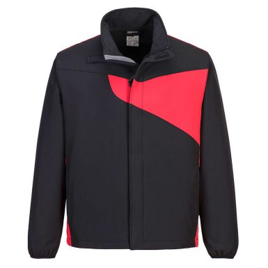 PW2 Softshell (2L), L, R, Black/Red