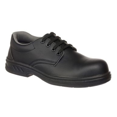 Steelite Laced Safety Shoe S2, 34, R, Black
