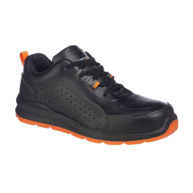 Portwest Compositelite Perforated Safety Trainer S1P, 36, O, Black/Orange