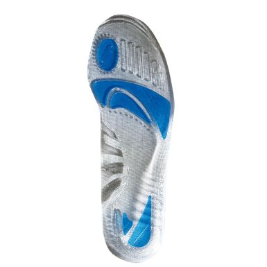 Gel Cushioning Insole, L, R, Grey