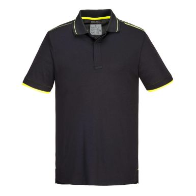 WX3 Eco Polo Shirt, L, R, Black