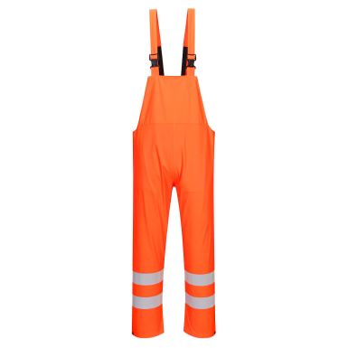 Sealtex Ultra Hi-Vis Rain Bib and Brace, L, R, Orange