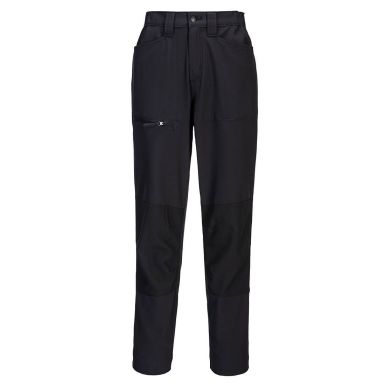 WX2 Eco Women's Stretch Work Trousers, 26, R, Black