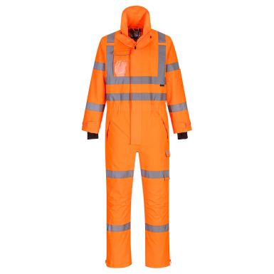 Hi-Vis Extreme Rain Coverall, L, R, Orange