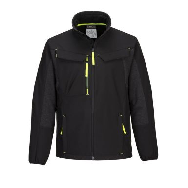 WX3 Eco Hybrid Softshell Jacket (2L), L, R, Black