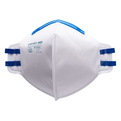 FFP2 Fold Flat Respirator (Pk20), , R, White