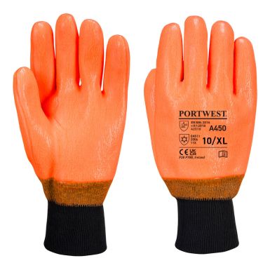 Weatherproof Hi-Vis Glove, XL, R, Orange