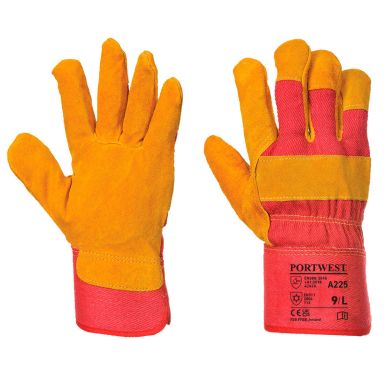 Fleece Lined Rigger Glove, XL, R, Red