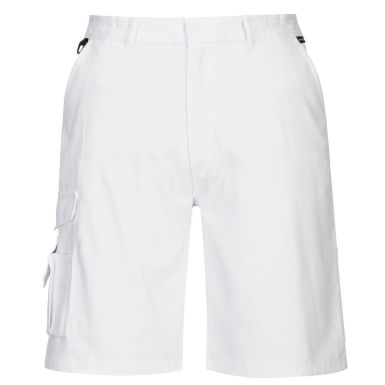 Painters Shorts, L, R, White