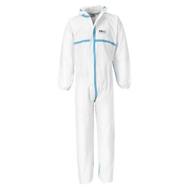 BizTex Microporous Coverall Type 4/5/6 (Pk50), L, R, White