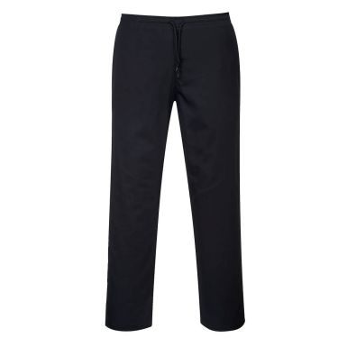 Drawstring Trousers, 4XL, R, Black
