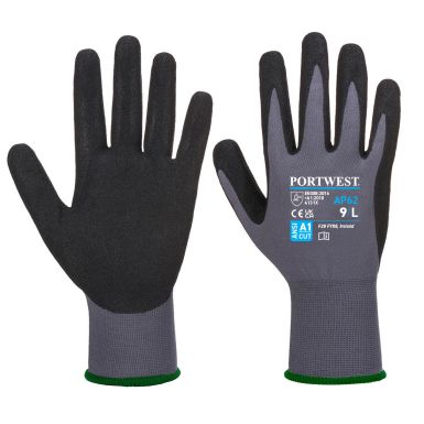 Dermiflex Aqua Glove, L, R, Grey/Black