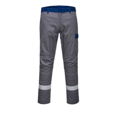 Bizflame Industry Two Tone Trousers, 30, R, Grey