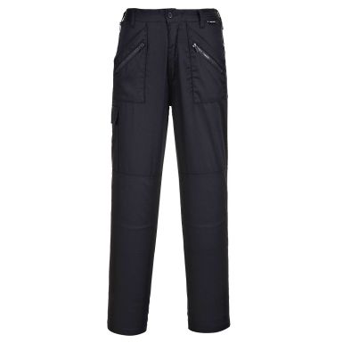 Women's Action Trousers, L, R, Black