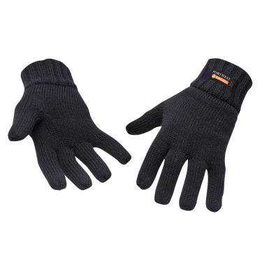 Insulated Knit Glove, , R, Black
