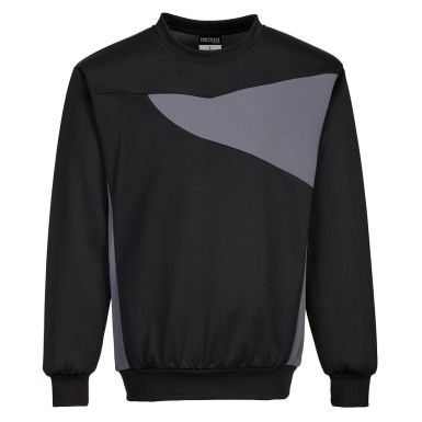 PW2 Sweatshirt, L, R, Black/Zoom Grey