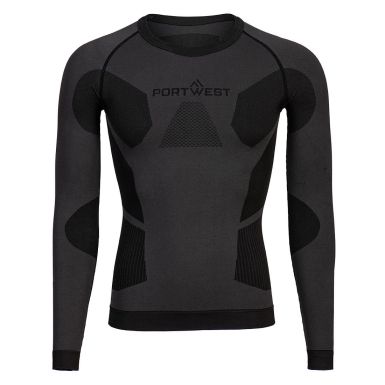 Dynamic Air Baselayer Top, L, A, Charcoal