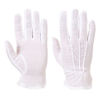 Microdot Glove, L, R, White