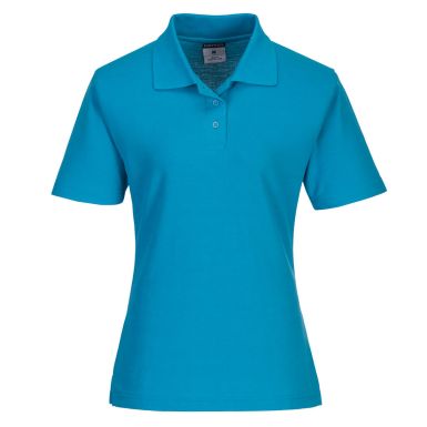Naples Women's Polo Shirt, L, R, Aqua