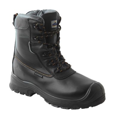 Portwest Compositelite Traction 7 inch (18cm) Safety Boot S3 HRO CI WR, 38, R, Black