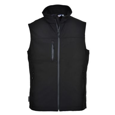 Softshell Gilet (3L), L, R, Black