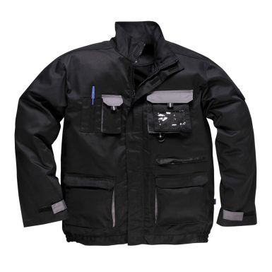 Portwest Texo Contrast Jacket, L, R, Black