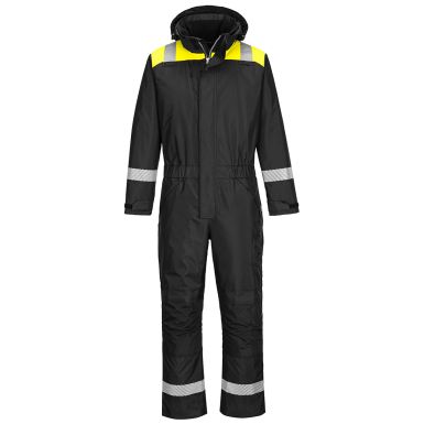 PW3 Winter Coverall, L, Y, Black/Yellow